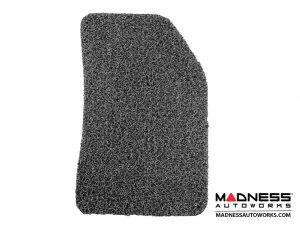 Jeep Renegade All Weather Floor Mats - Front + Rear - Rubber Woven Carpet - Black + Grey Jeep Renegade All Weather Floor Mats - Front + Rear - Rubber Woven Carpet - Black + Grey